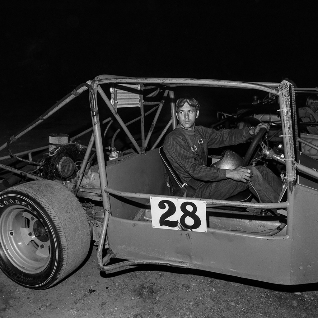 man in racecar